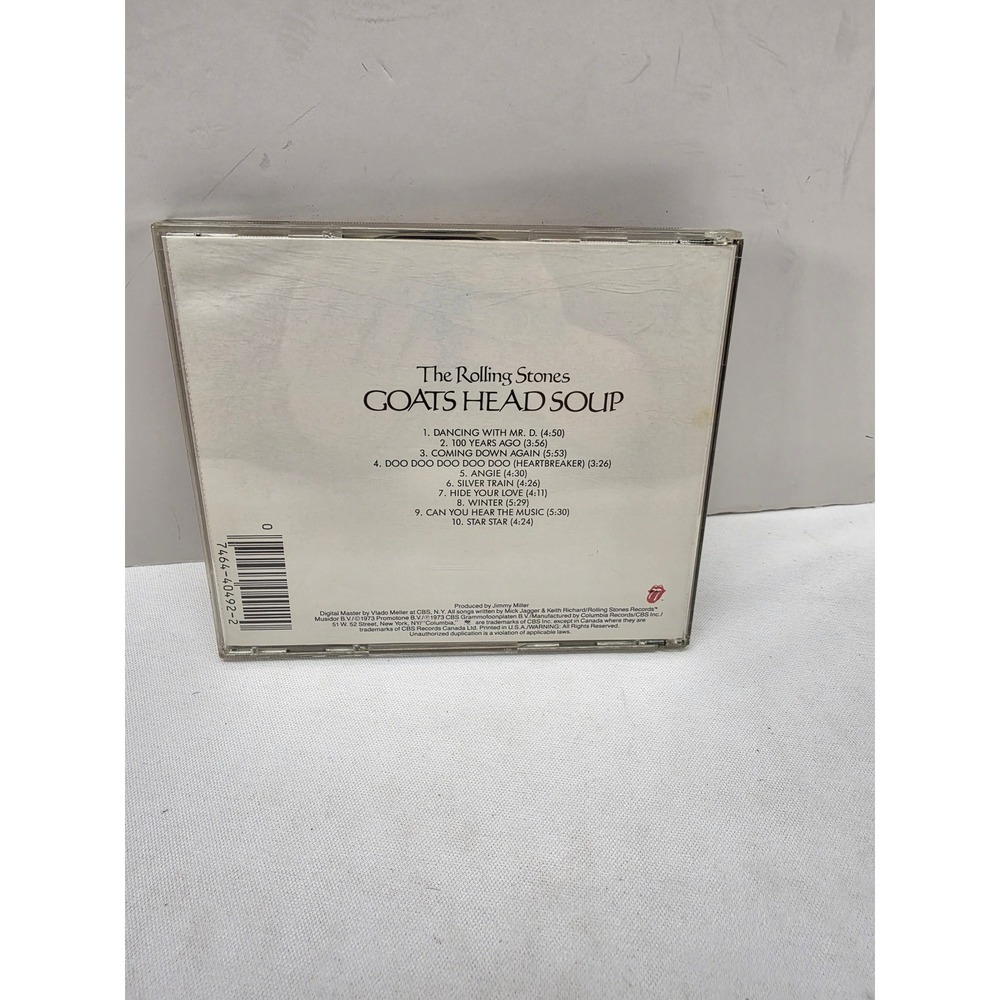 The Rolling Stones Goats Head Soup CD 1973 Album CK 40492 Classic Rock - Picture 2 of 4